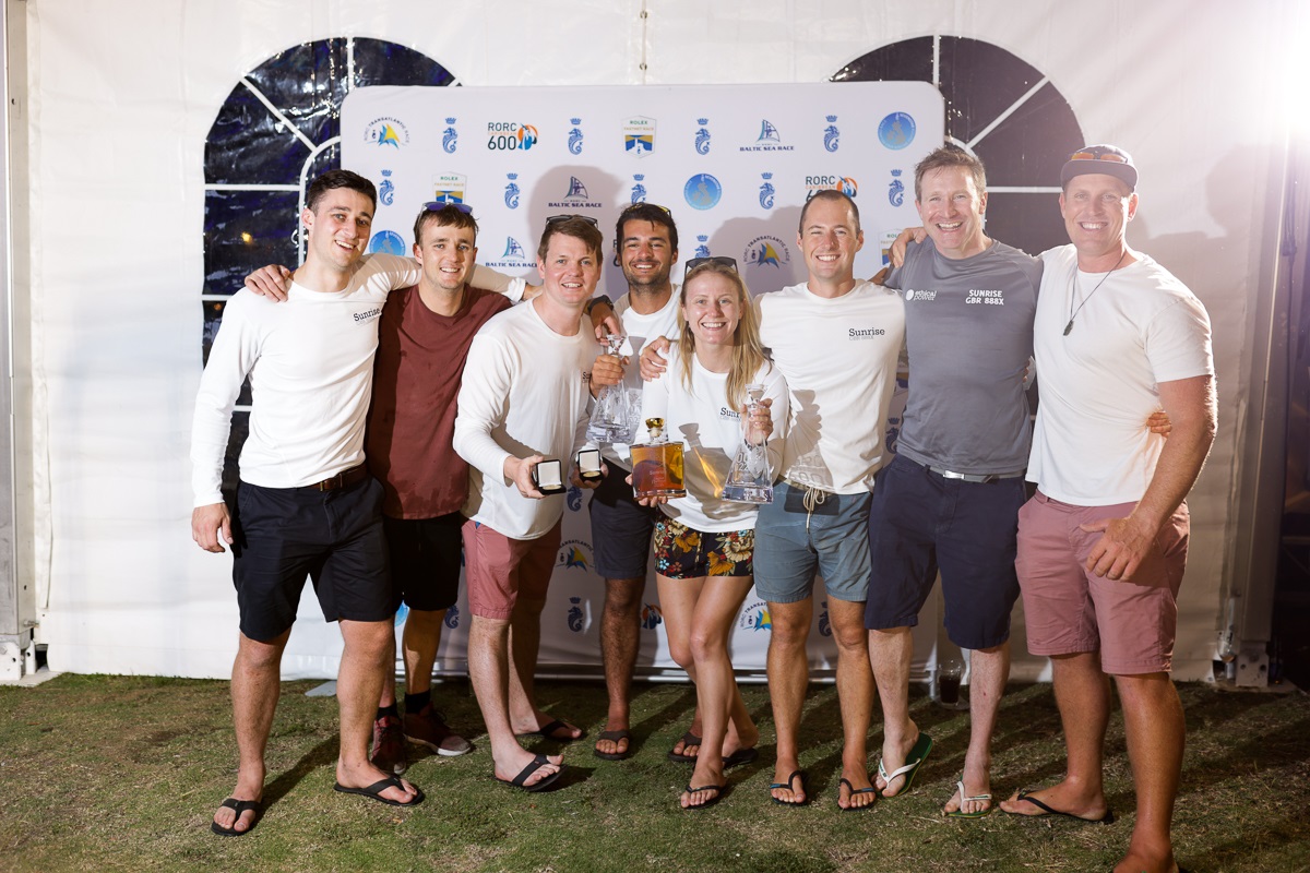 Team Sunrise at Prize Giving - Photo by Arthur Daniel
